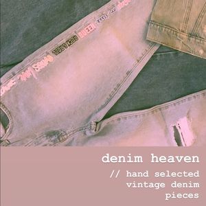 Distressed denim skinny & boyfriend jeans